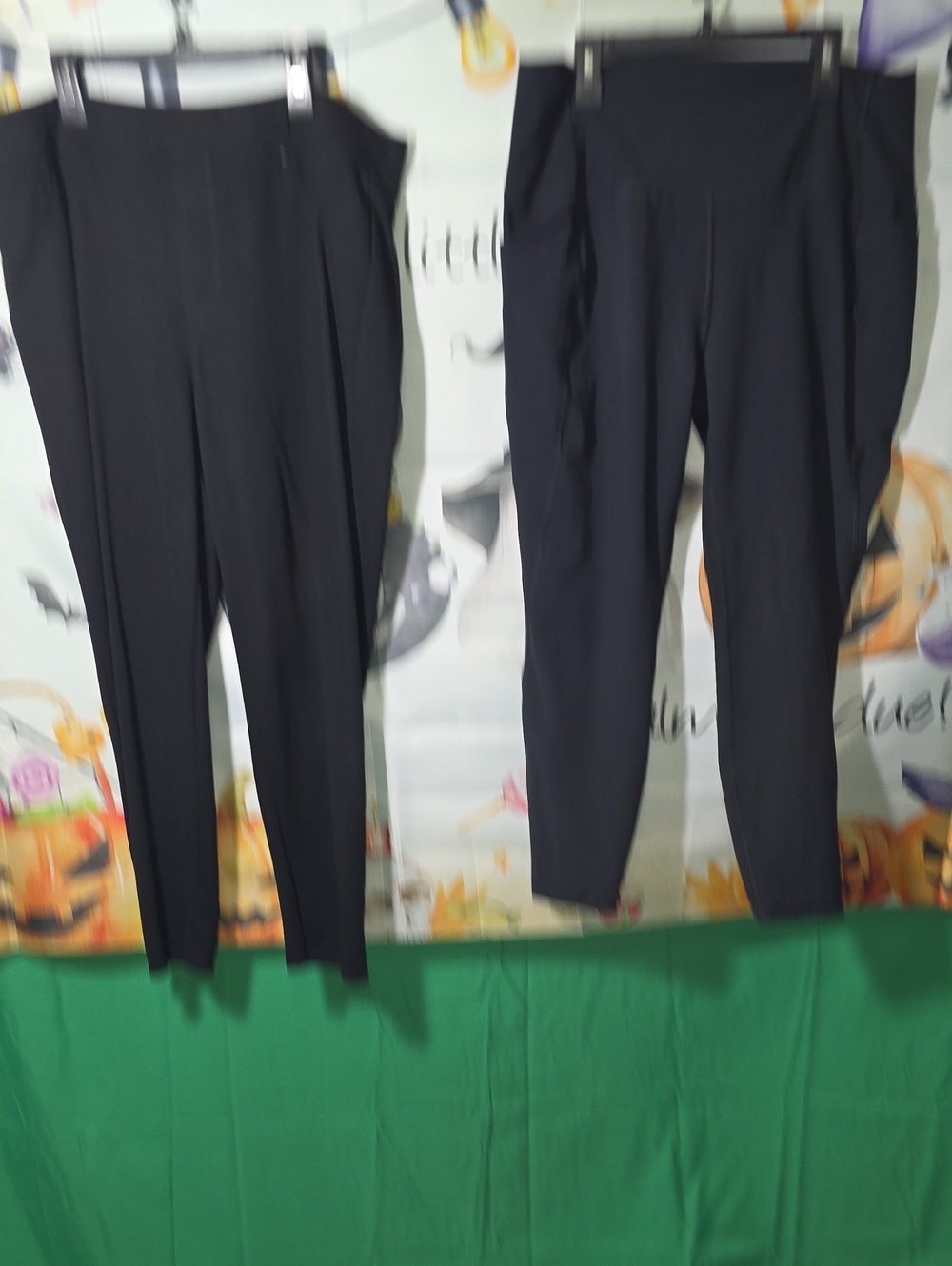 Seven 7 Women's Black Slim Pants & Spyder Black Leggings High Waisted Size XXL